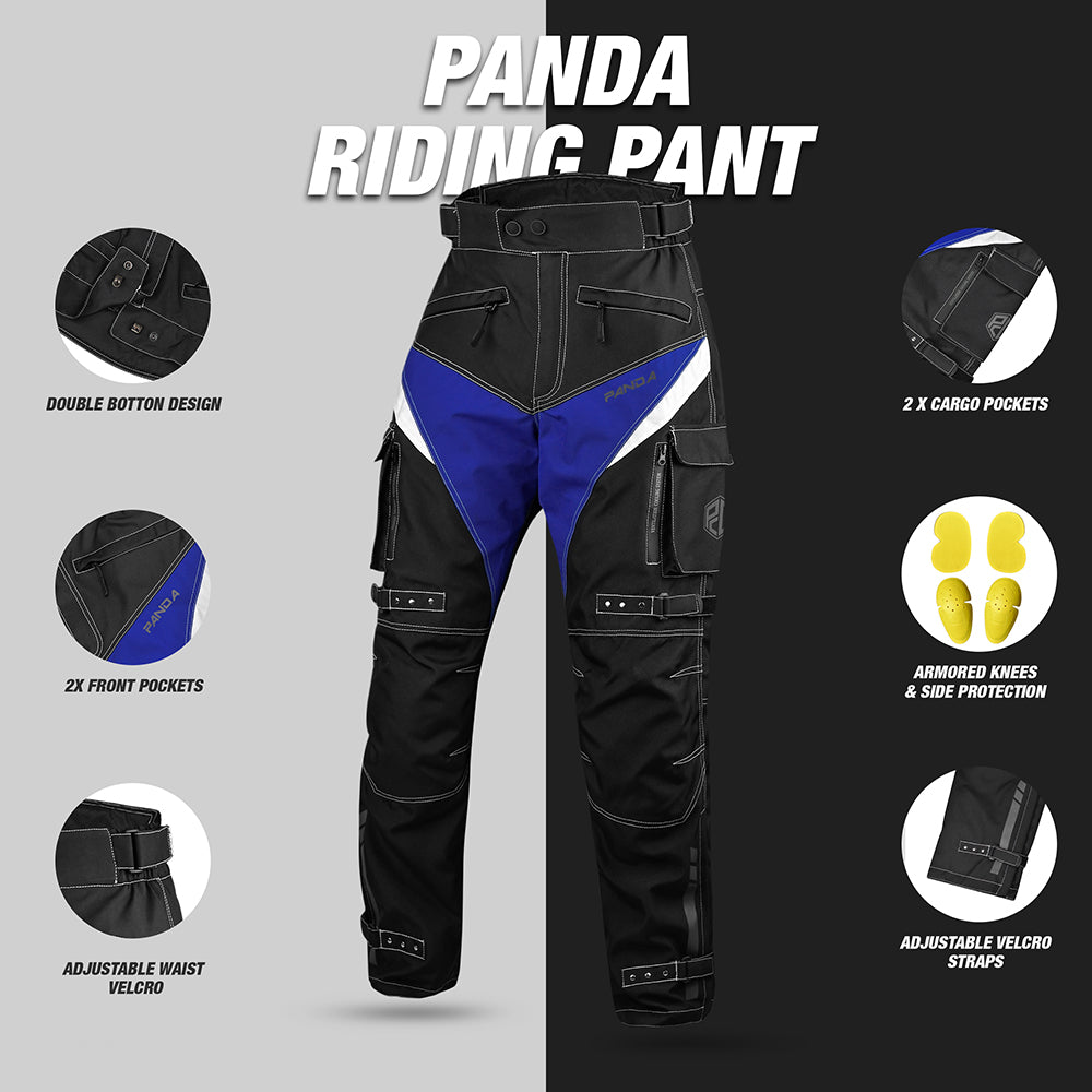 Motorcycle Protective Pants for Men & Women All Weather CE Armored Enduro Dual Sports ATV Motocross Cargo Touring Overpants