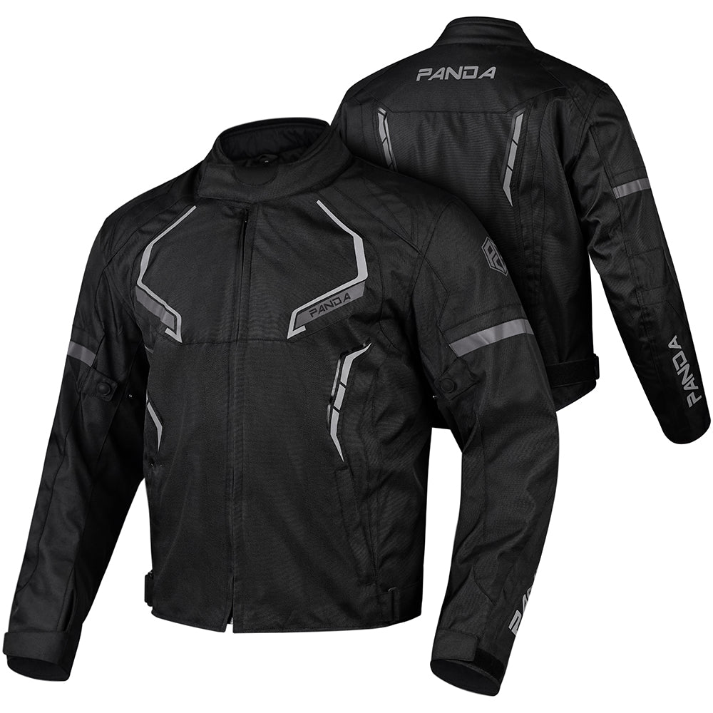 Mens Motorcycle Jacket Hi-Vis Waterproof CE Armored All Season Riding Enduro Dual Sport Cordura Biker Jacket