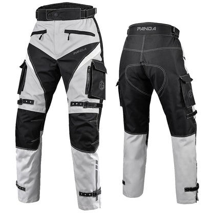 Motorcycle Protective Pants for Men & Women All Weather CE Armored Enduro Dual Sports ATV Motocross Cargo Touring Overpants