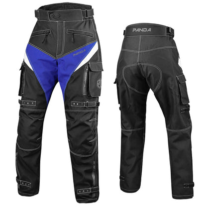 Motorcycle Protective Pants for Men & Women All Weather CE Armored Enduro Dual Sports ATV Motocross Cargo Touring Overpants