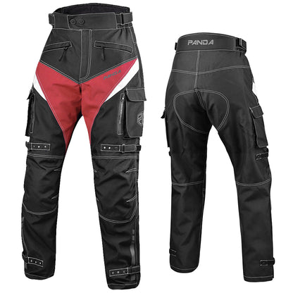 Motorcycle Protective Pants for Men & Women All Weather CE Armored Enduro Dual Sports ATV Motocross Cargo Touring Overpants