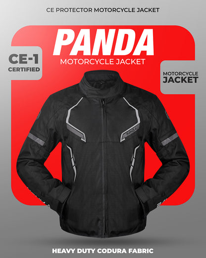 Mens Motorcycle Jacket Hi-Vis Waterproof CE Armored All Season Riding Enduro Dual Sport Cordura Biker Jacket