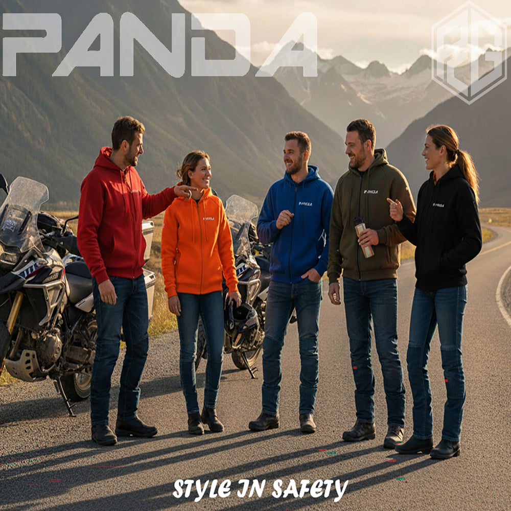 Motorcycle Hoodie for Men & Women Breathable All Weather Dual Sports Motorbike Casual Riding CE Impact Armored Sweatshirt Motorcycle Jackets
