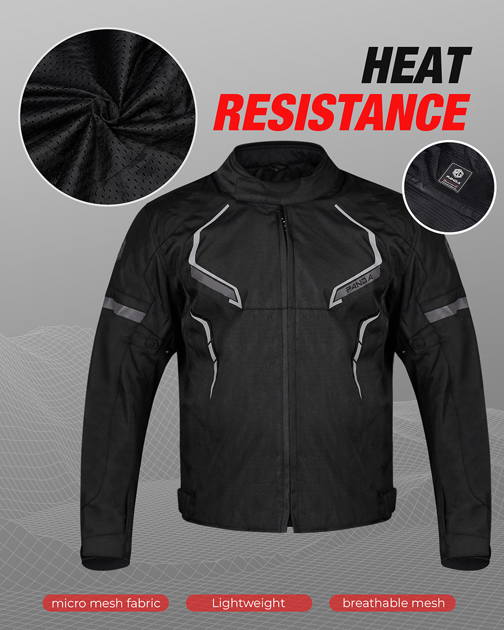 Mens Motorcycle Jacket Hi-Vis Waterproof CE Armored All Season Riding Enduro Dual Sport Cordura Biker Jacket