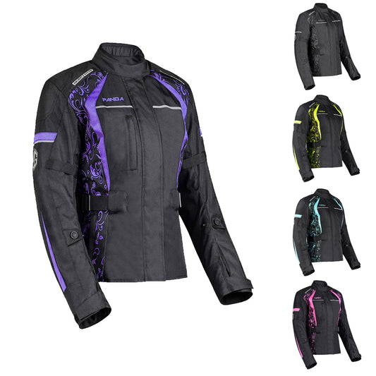 All Season Women's Motorcycle Jacket CE Armor for Enduro and Dual sport Touring Biker Jacket for Women