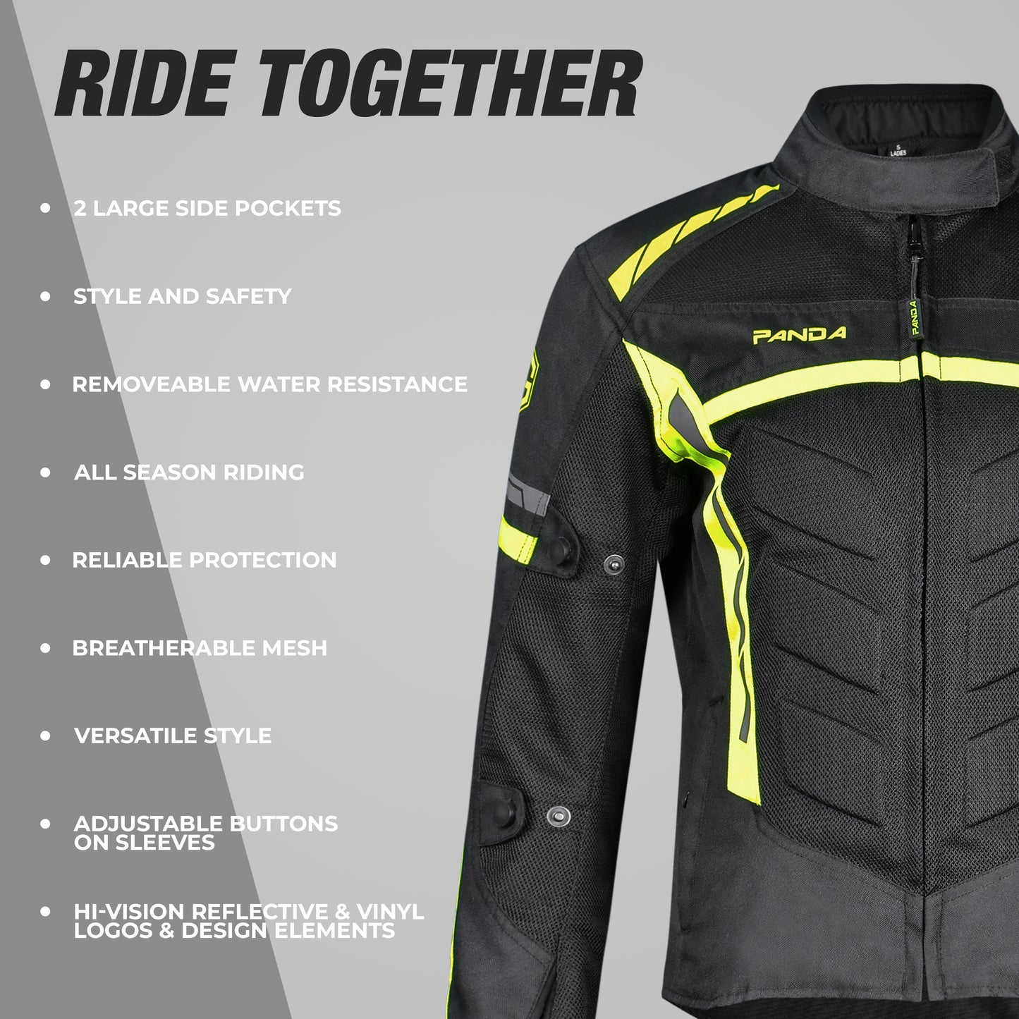 Women's Motorcycle Jacket CE Armor Enduro Dual sport All Season Waterproof Touring Biker Jacket for Women